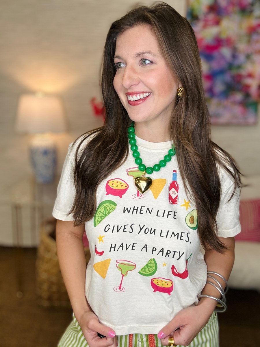 When Life Gives You Limes Crop Tee