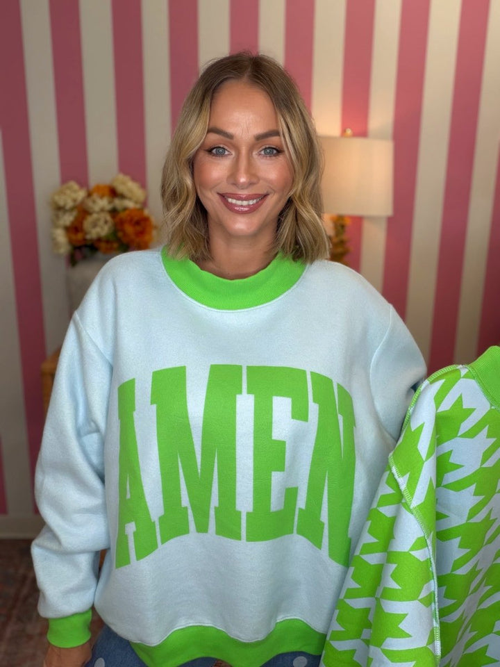 P&P Amen 2-Sided Mock Sweatshirt