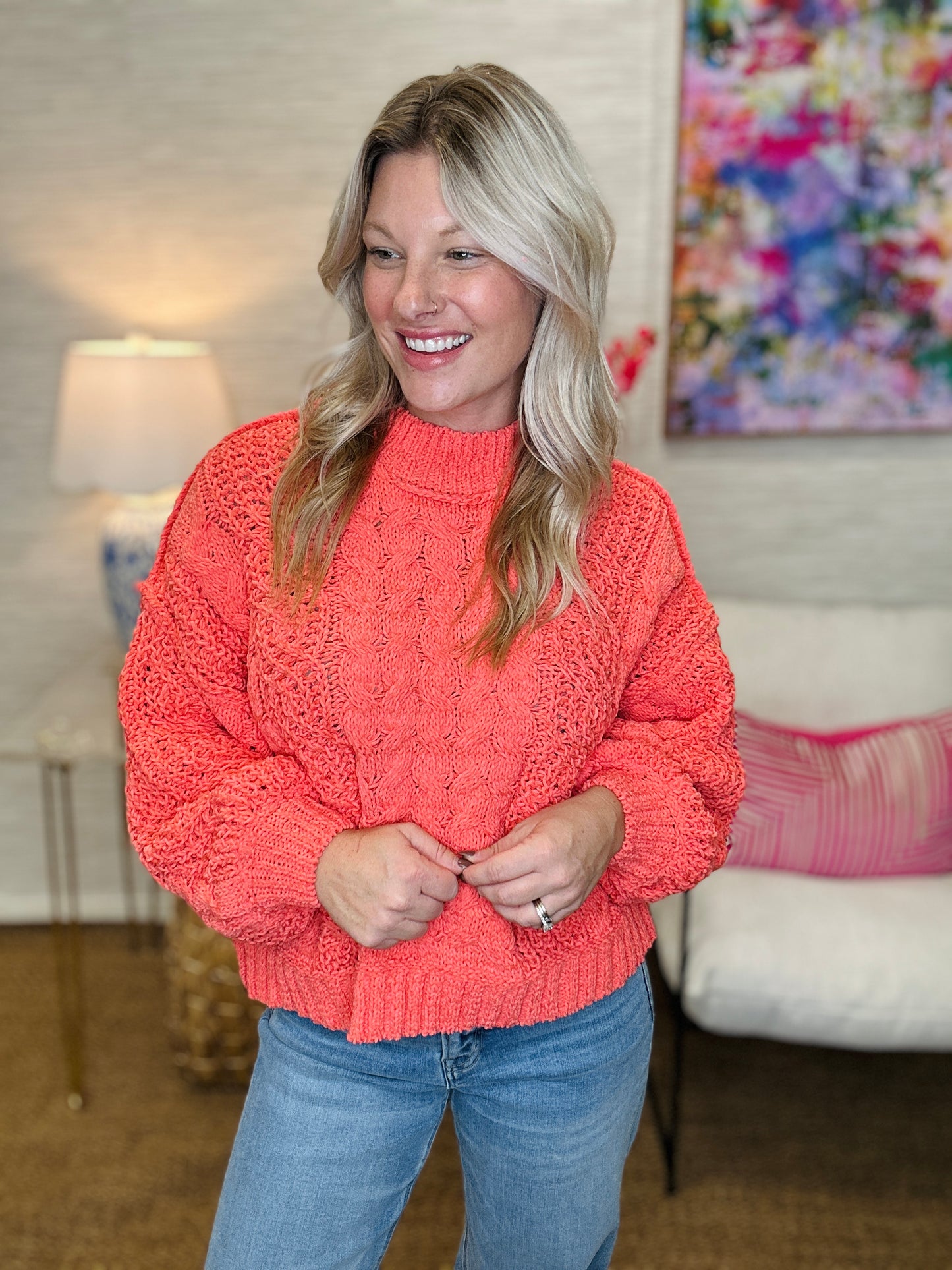 The POL Cable Sweater - 2 Colors