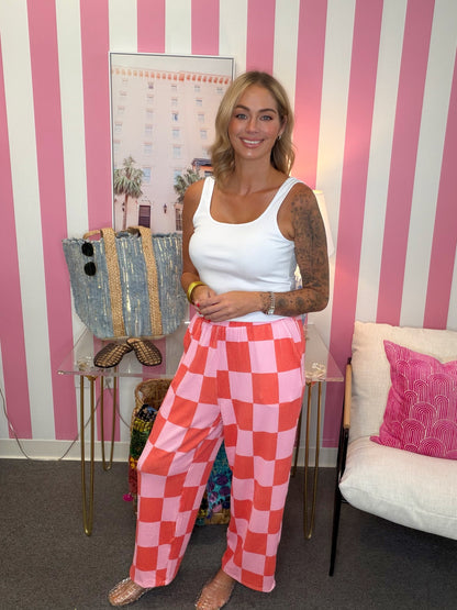 The Checkers Pants-4 Colors/AS