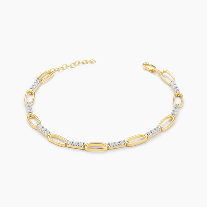 ES Interlinked Chain Bracelet