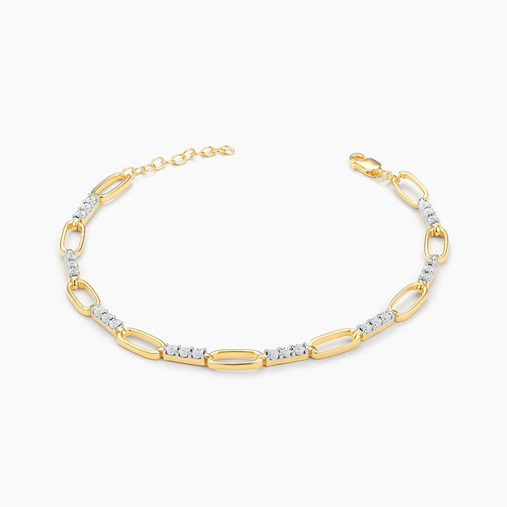 ES Interlinked Chain Bracelet