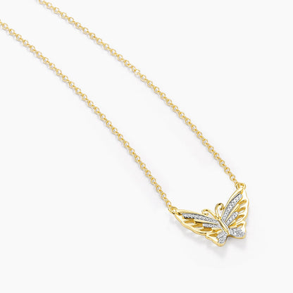 ES Beautiful Butterfly Pendant Necklace