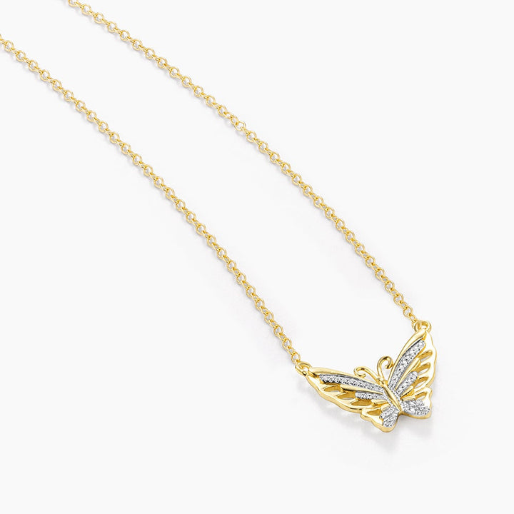 ES Beautiful Butterfly Pendant Necklace