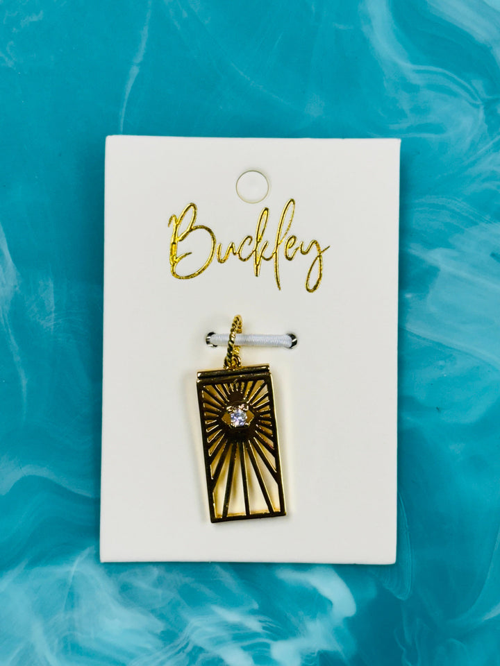 The Buckley Crystal Frame Charm