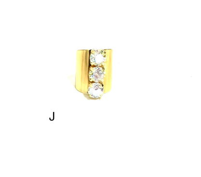 The Magic Triple Stone Ring