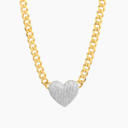 ES XXL Heart Cuban Necklace