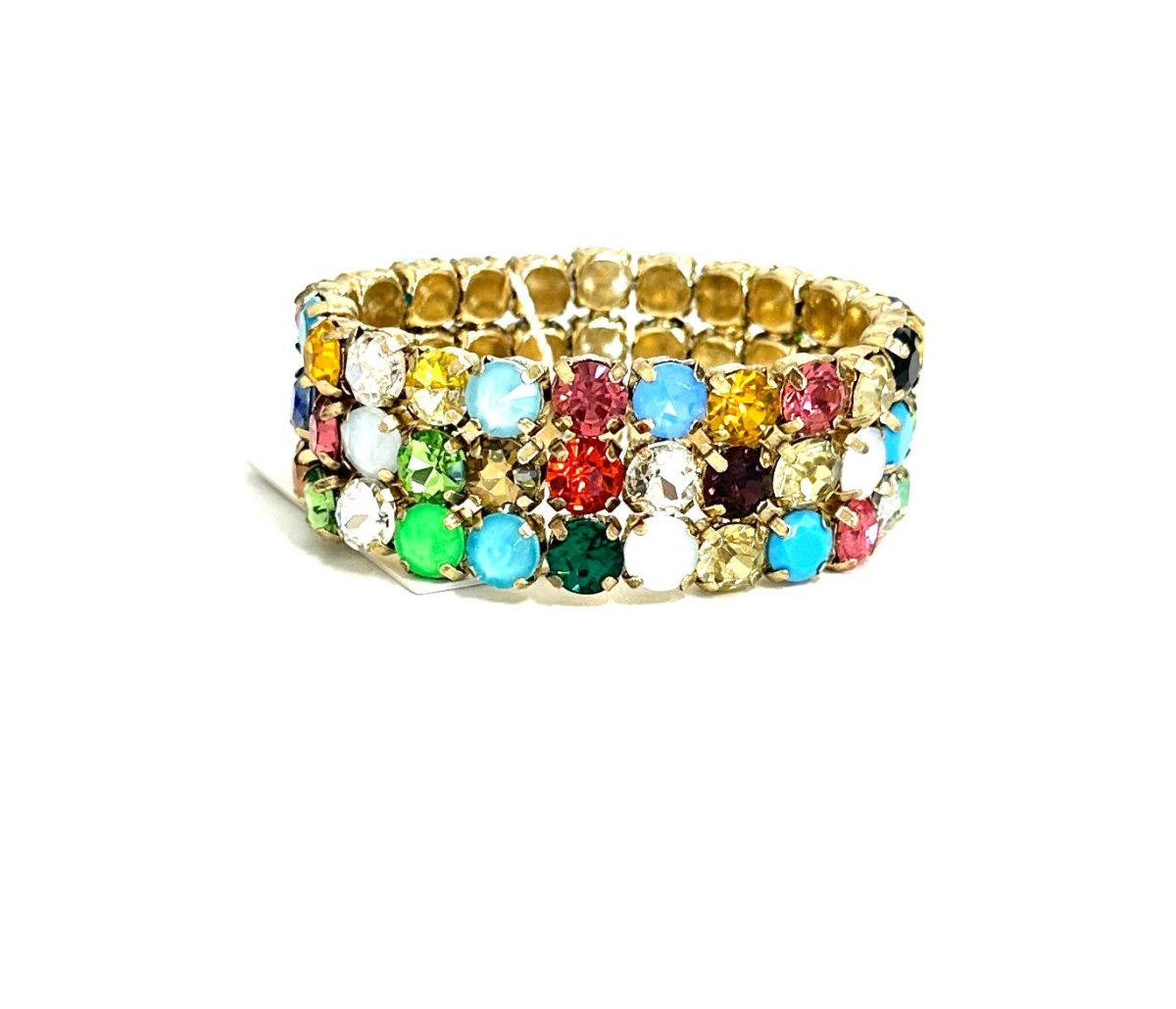 (TOVA) SIENNA Sadie 3 Strand Stretch Bracelet