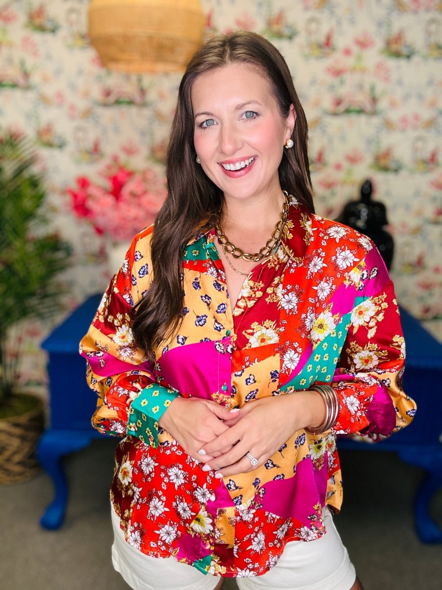The Eclectic Bloom Top
