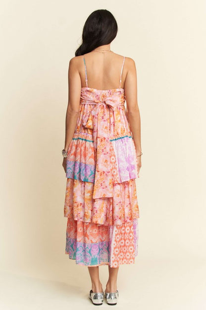 The Whisper Midi in Orange Lavender