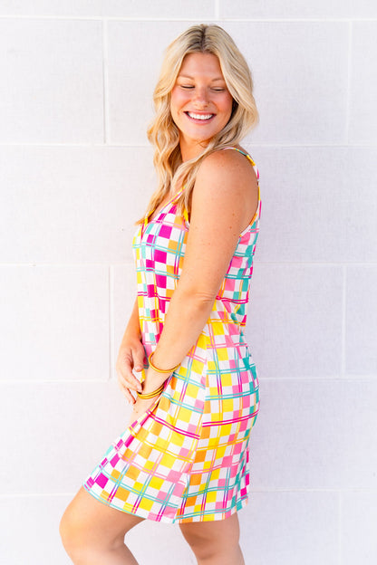 The Buckley Jameson Gown in Retro Check