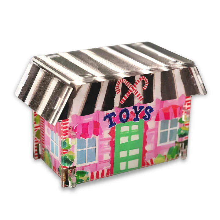 Christmas Village Acrylic Toy Store