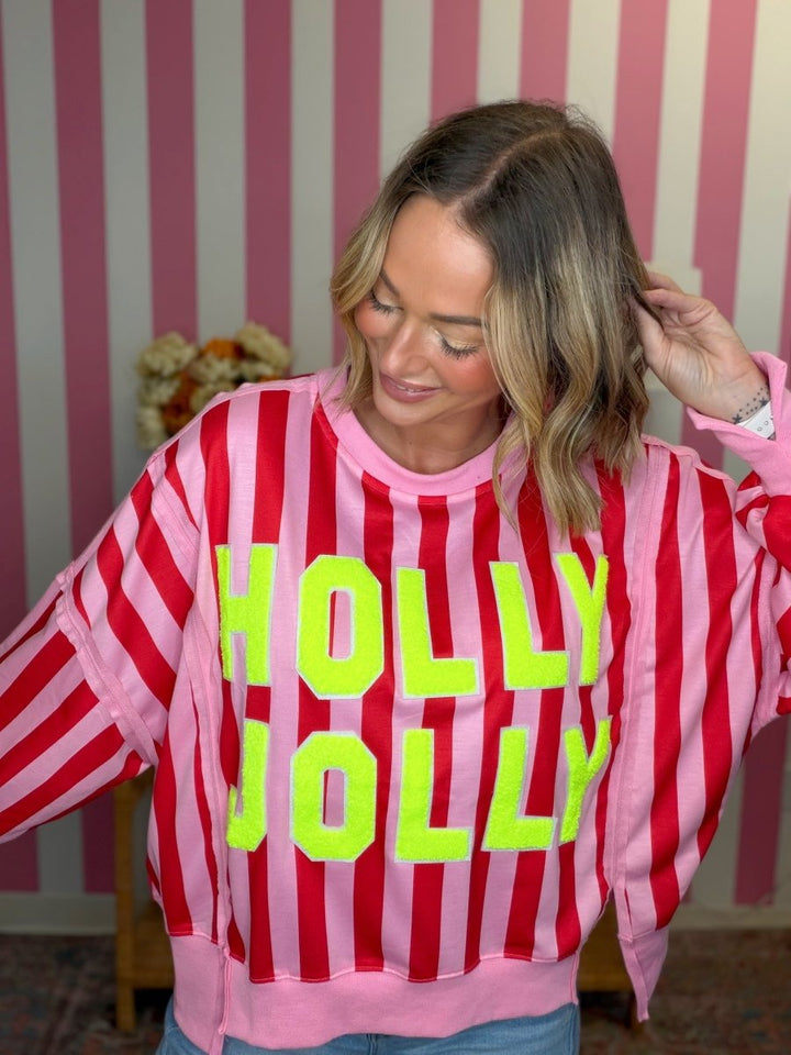 The Chenille Holly Jolly Pullover