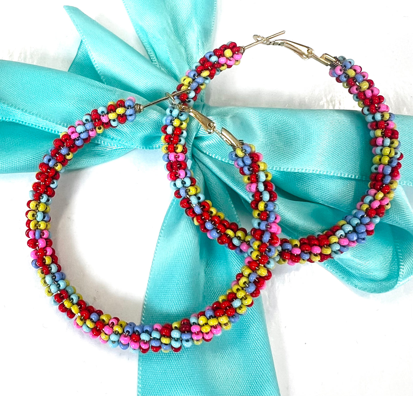 The STEAL Beaded Multi Hoops