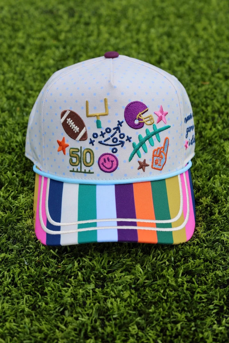 P&P Game Day Doodles Football Hat
