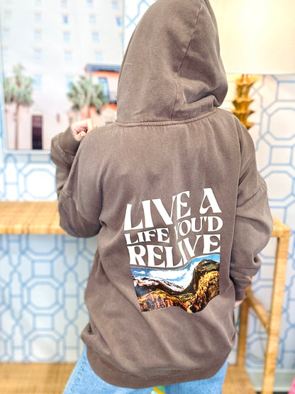 Live a Life Oversized Hoodie