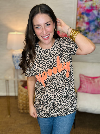 Spooky Bleached Leo Tee