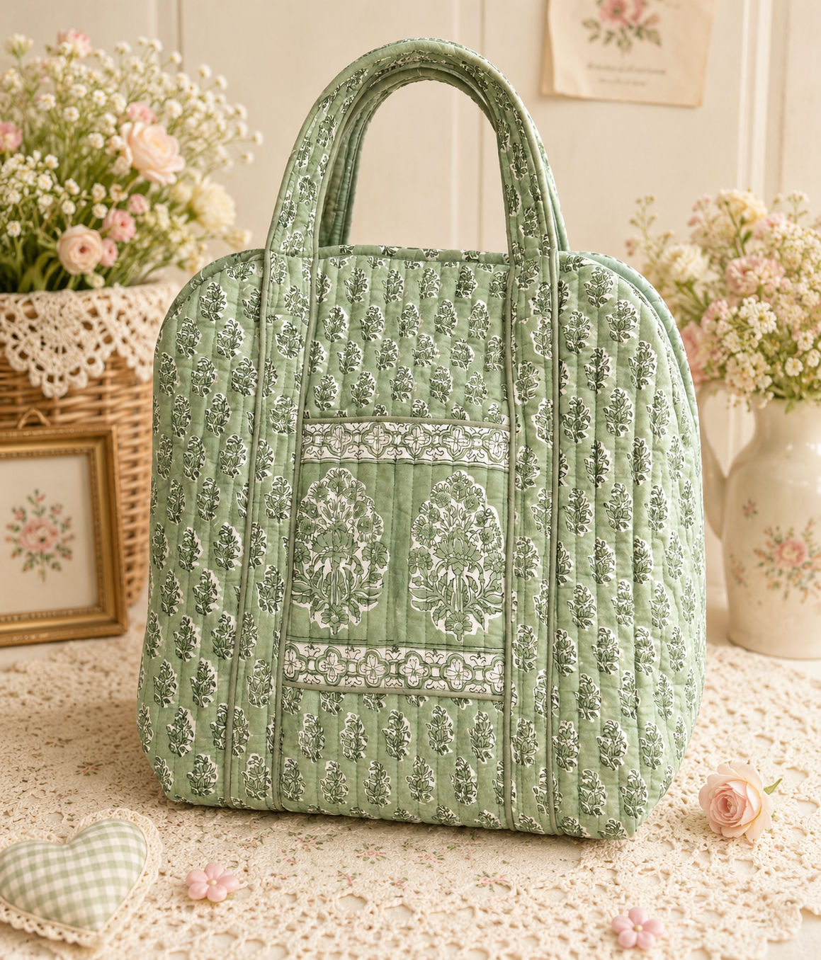 The POL Pocket Weekender in Sage