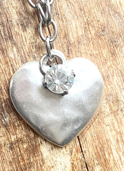 The Hammered Heart Necklace