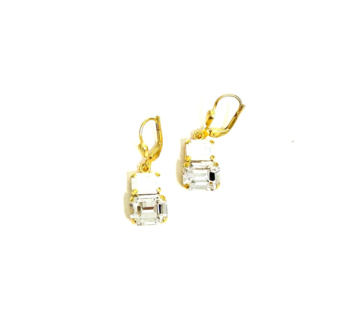 The Double Crystal Earrings