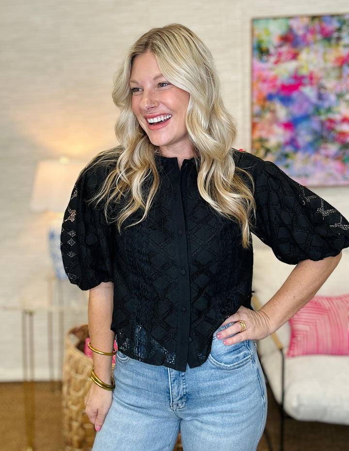The Peter Top in Black