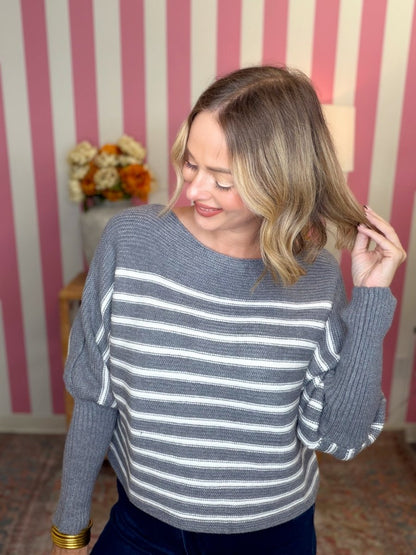The Slow Morning Sweater-2 Colors/AS