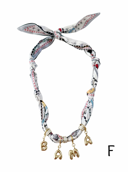 The Game Day Bubble Scarf Necklaces