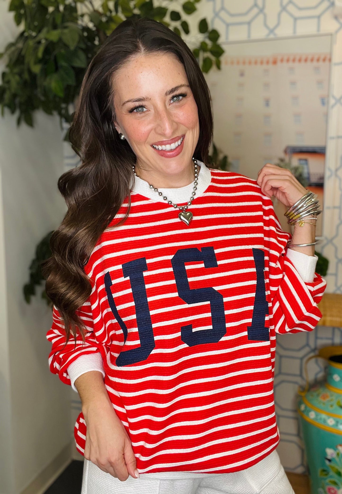 The Honey Knit USA Pullover