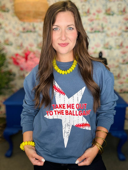 Star Take Me out to the Ballgame Sweatshirt