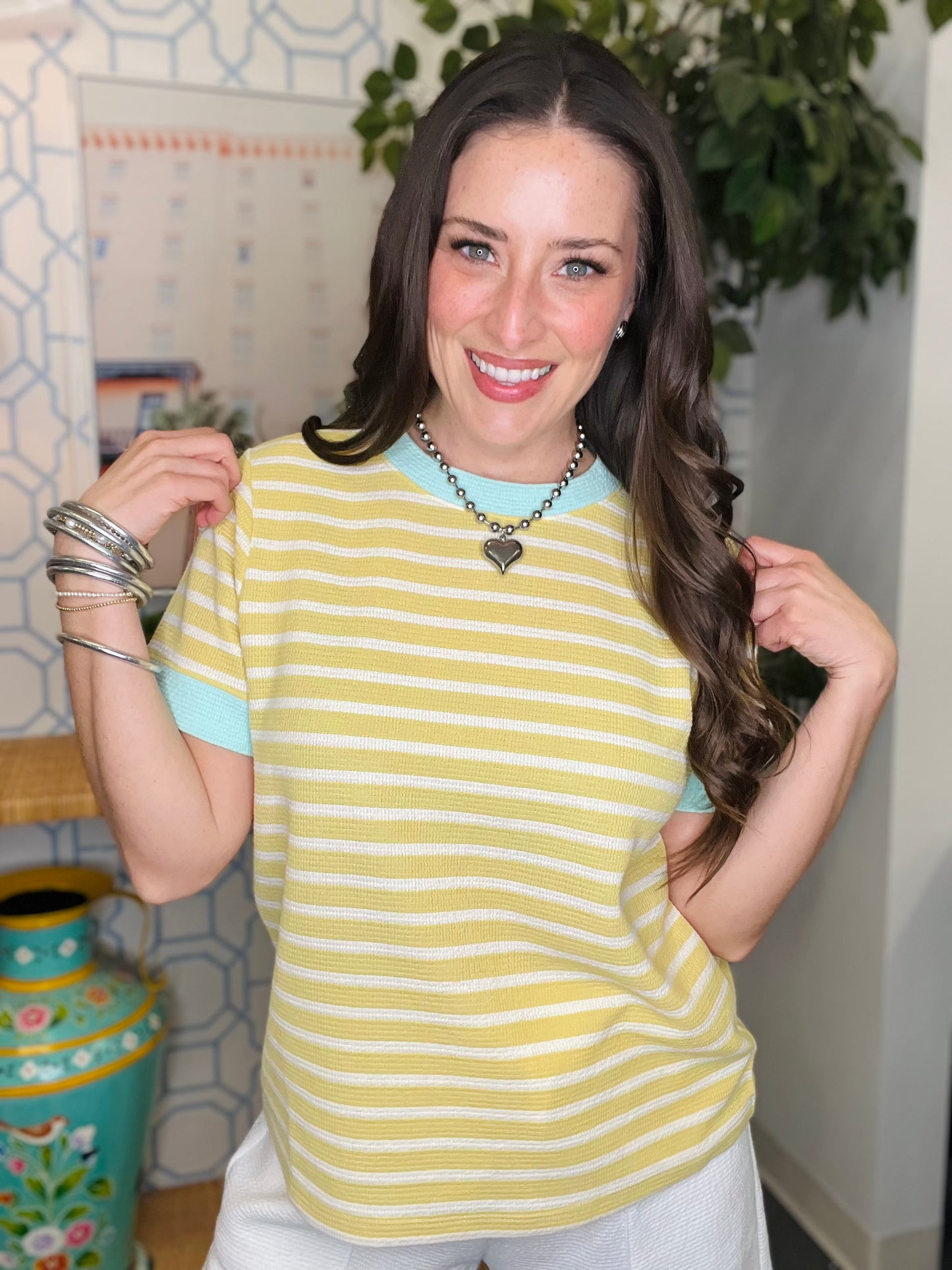 The Honey Knit Colorblock Stripe Top- 3 Colors