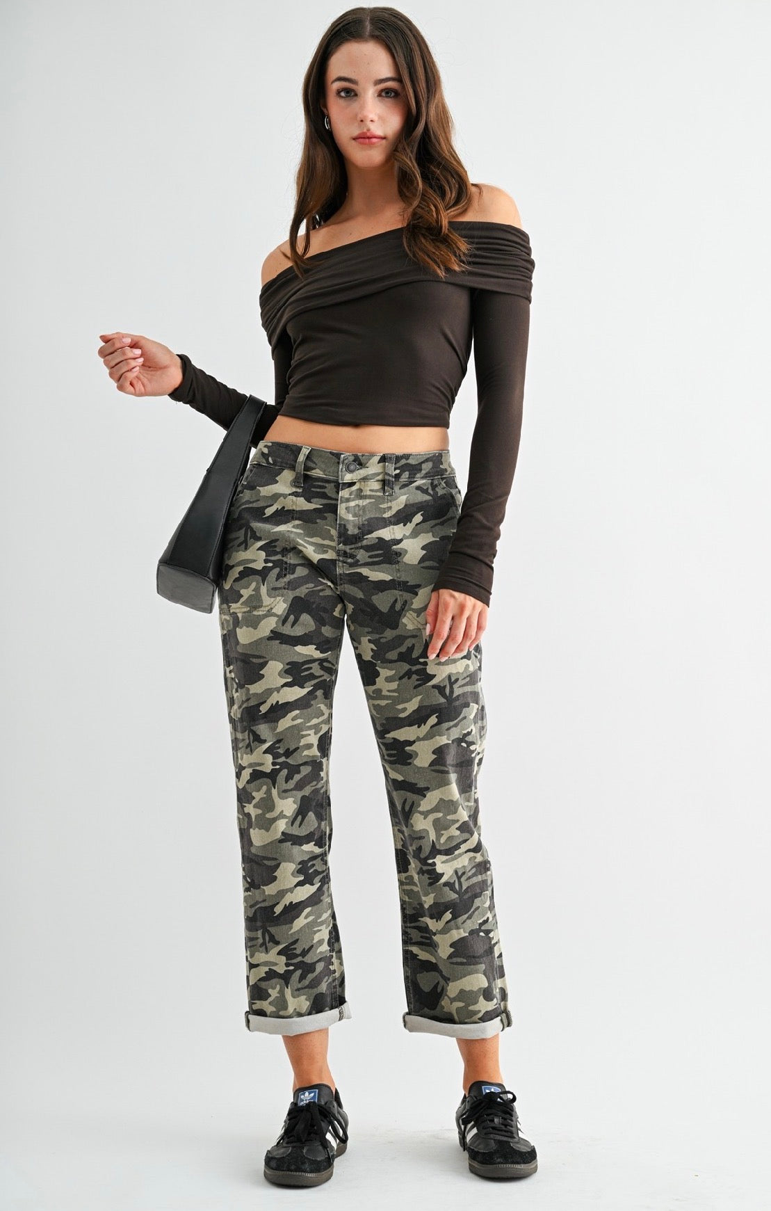 The Mica Camo Crops