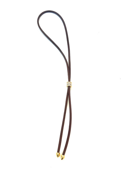 The Baguette Adjustable Cord Necklace