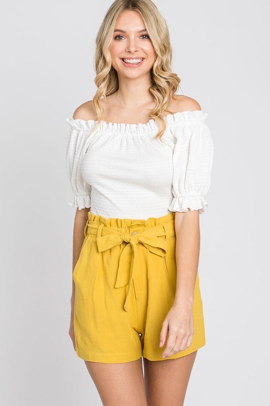 Linen Lizzie Shorts-4 Colors/All Sizes