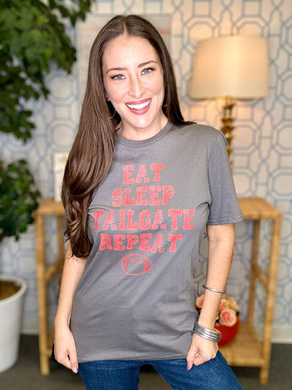 The Eat Sleep Tailgate Tee