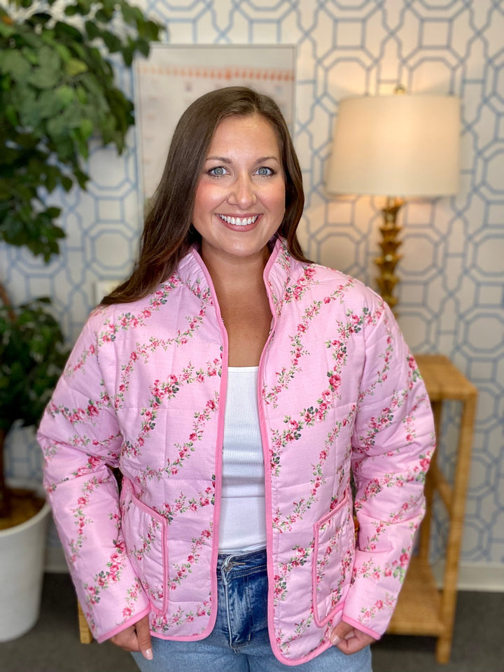 The Dakota Jacket in Pink