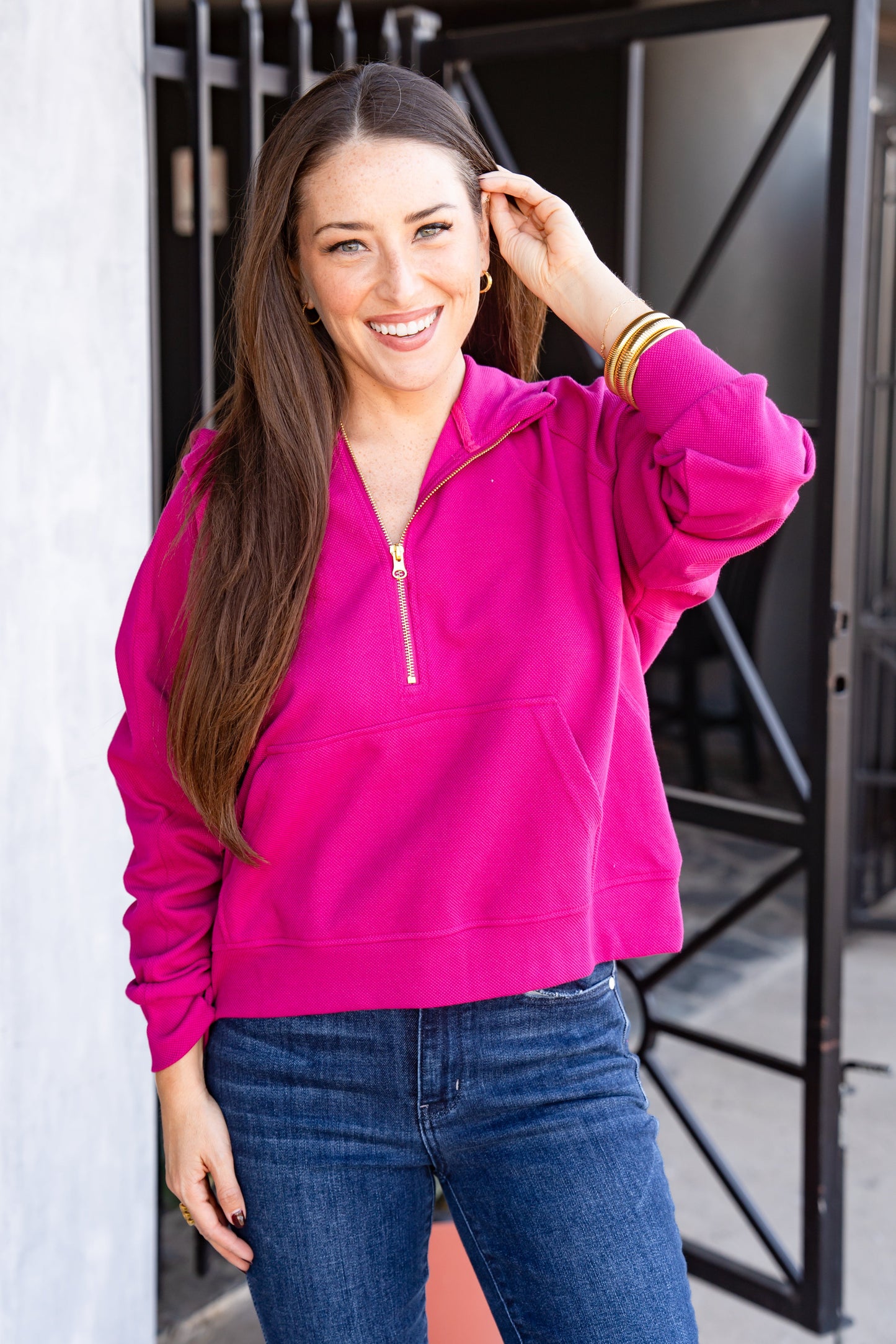 The Buckley Textured Pullover in 4 Colors