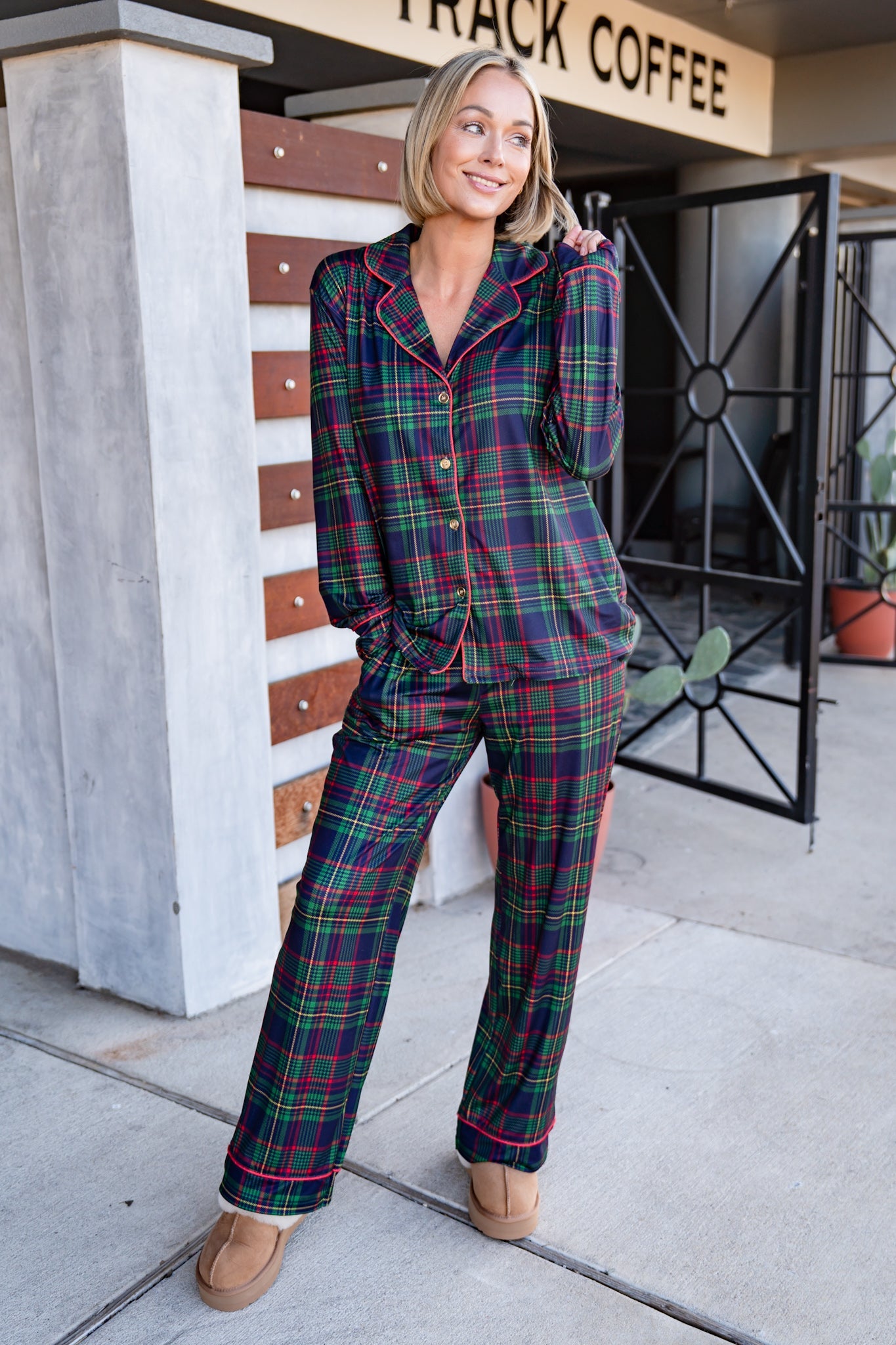 The Buckley Ashley Set in Vintage Plaid