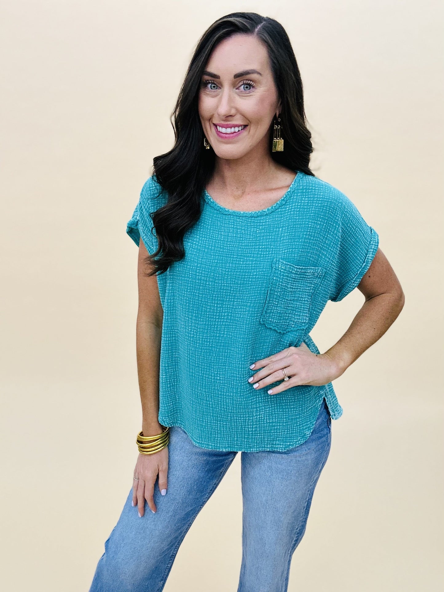 The Denton Top in 3 Colors/AS