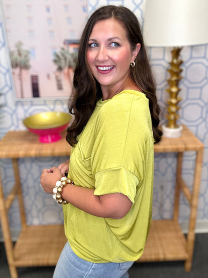 The Lime Pocket Tee - AS