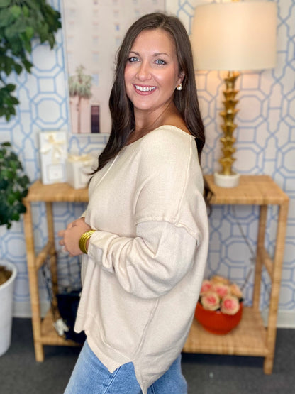 The Kyle Sweater Top in 2 Colors/AS