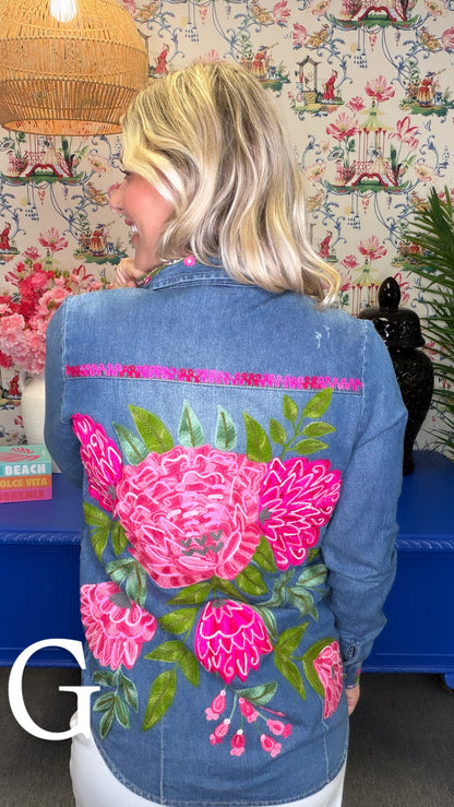 The Custom Denim Shirts- M