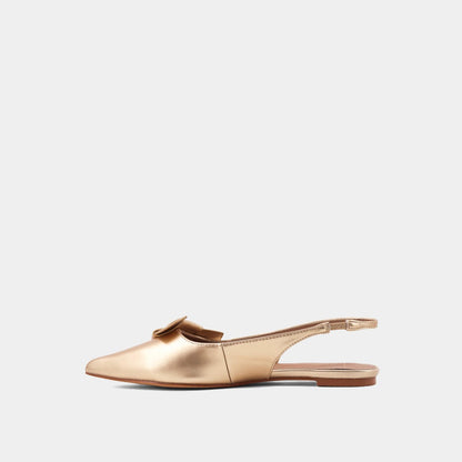 The Gold Audrey Flats