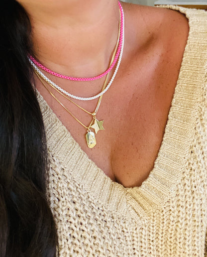 Letter Tag Necklaces