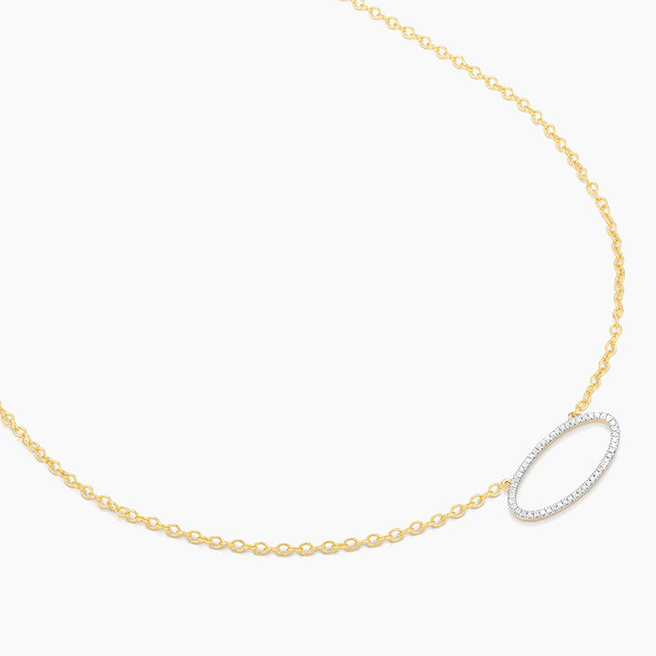 ES One With The Oval Pendant Necklace