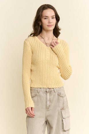 The Refined Henley in 2 Colors- AS