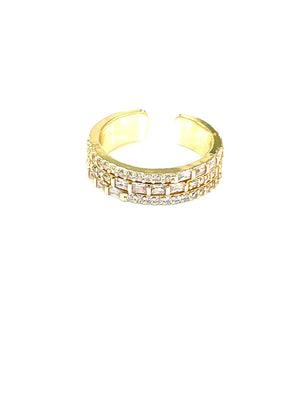 Triple Baguette Ring