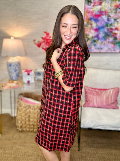 The Red Tweed Dress