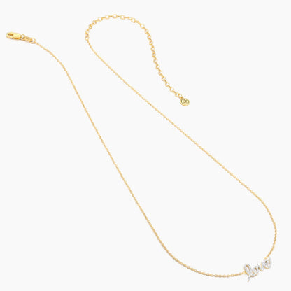 ES Love is Love Pendant Necklace