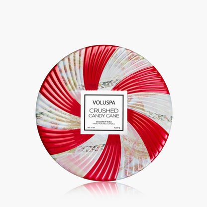 Crushed Candy Cane Candles