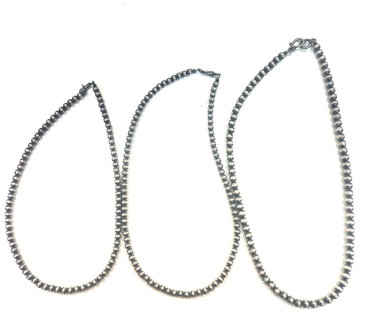Hook Closure Sterling Pearls 5mm- 3 Lengths